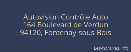 Autovision Contrôle Auto