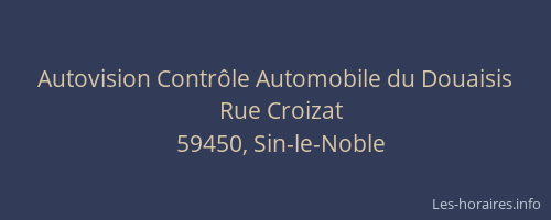 Autovision Contrôle Automobile du Douaisis