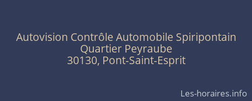 Autovision Contrôle Automobile Spiripontain