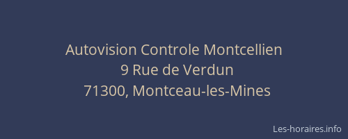 Autovision Controle Montcellien