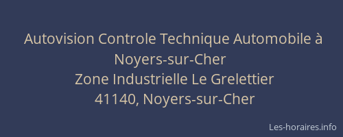 Autovision Controle Technique Automobile à Noyers-sur-Cher