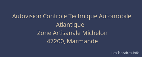 Autovision Controle Technique Automobile Atlantique