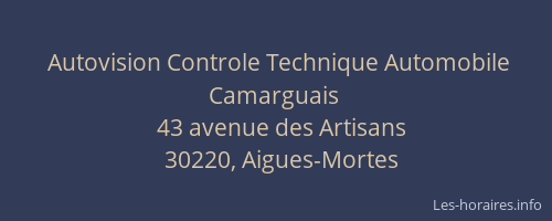 Autovision Controle Technique Automobile Camarguais