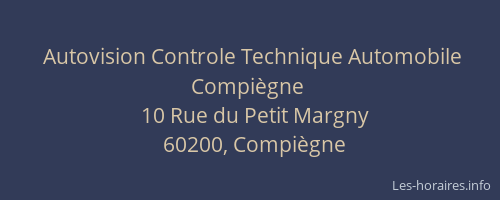 Autovision Controle Technique Automobile Compiègne