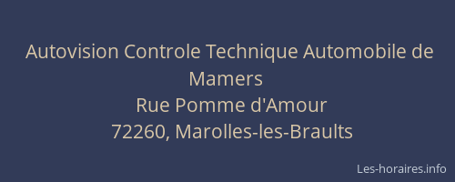 Autovision Controle Technique Automobile de Mamers