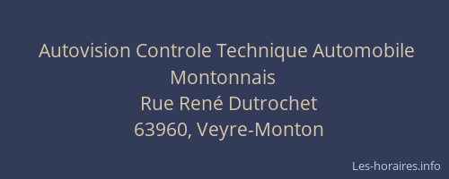 Autovision Controle Technique Automobile Montonnais