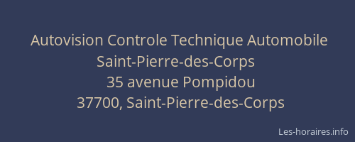 Autovision Controle Technique Automobile Saint-Pierre-des-Corps