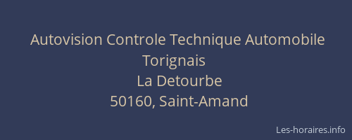 Autovision Controle Technique Automobile Torignais