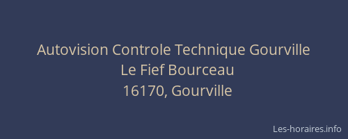 Autovision Controle Technique Gourville