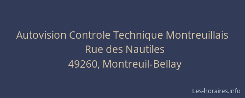 Autovision Controle Technique Montreuillais
