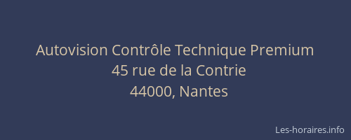 Autovision Contrôle Technique Premium