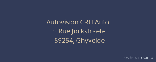 Autovision CRH Auto