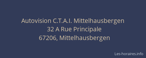 Autovision C.T.A.I. Mittelhausbergen