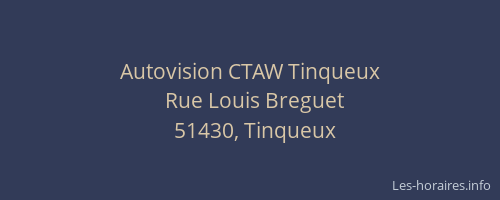 Autovision CTAW Tinqueux