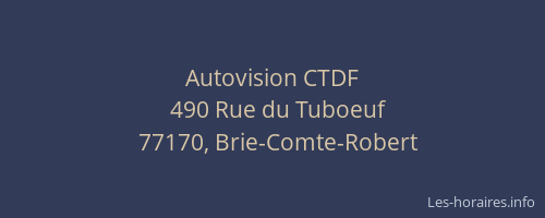 Autovision CTDF