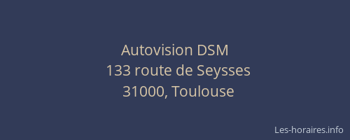 Autovision DSM