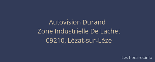 Autovision Durand