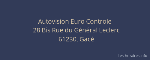 Autovision Euro Controle