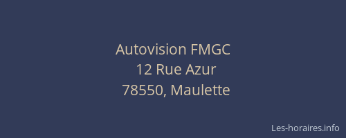 Autovision FMGC