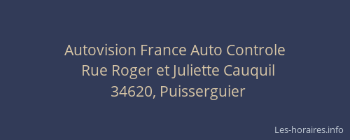 Autovision France Auto Controle