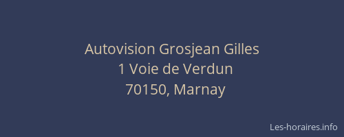 Autovision Grosjean Gilles
