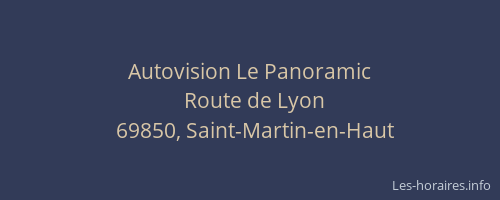 Autovision Le Panoramic