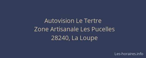 Autovision Le Tertre