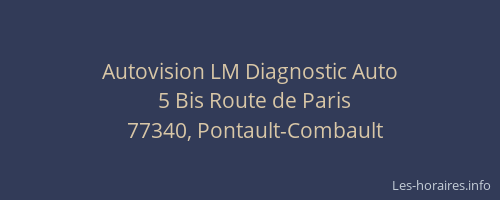 Autovision LM Diagnostic Auto