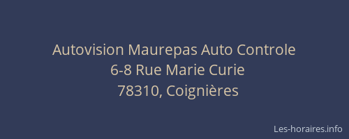 Autovision Maurepas Auto Controle