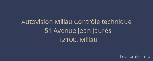 Autovision Millau Contrôle technique