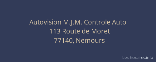 Autovision M.J.M. Controle Auto