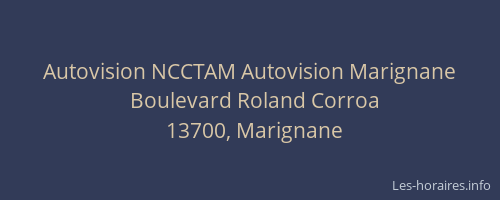 Autovision NCCTAM Autovision Marignane