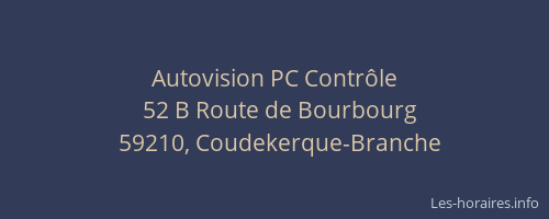 Autovision PC Contrôle