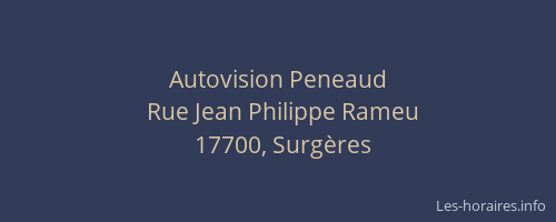 Autovision Peneaud