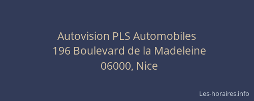Autovision PLS Automobiles