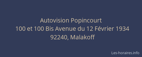 Autovision Popincourt