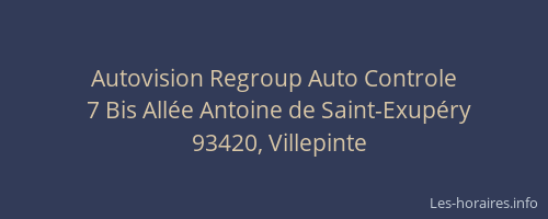 Autovision Regroup Auto Controle