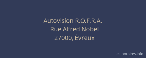 Autovision R.O.F.R.A.