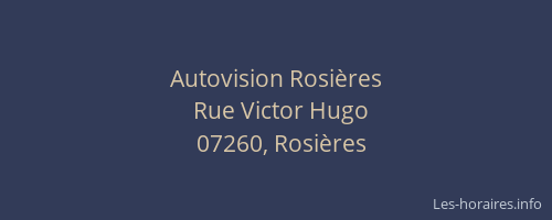 Autovision Rosières