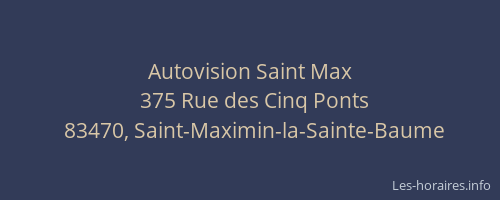 Autovision Saint Max