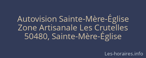 Autovision Sainte-Mère-Église