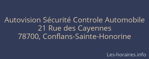 Autovision Sécurité Controle Automobile