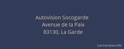 Autovision Socogarde