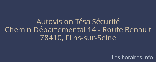 Autovision T&eacute;sa S&eacute;curit&eacute;