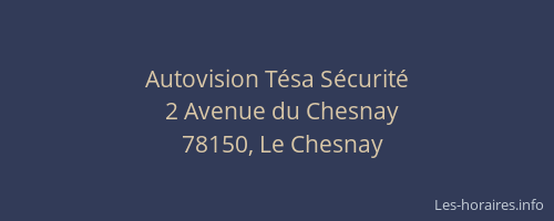 Autovision T&eacute;sa S&eacute;curit&eacute;