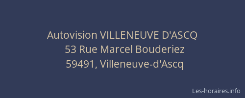 Autovision VILLENEUVE D'ASCQ