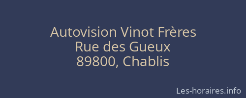 Autovision Vinot Frères