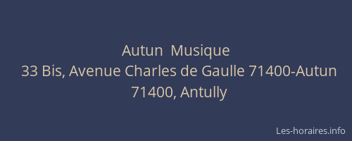 Autun  Musique