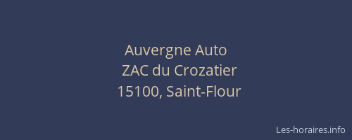 Auvergne Auto
