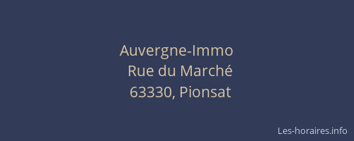 Auvergne-Immo